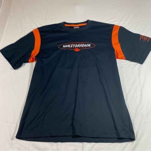 Harley Davidson South Carolina Shirt Black Graphics Tee Short Sleeve Med… - Picture 1 of 12